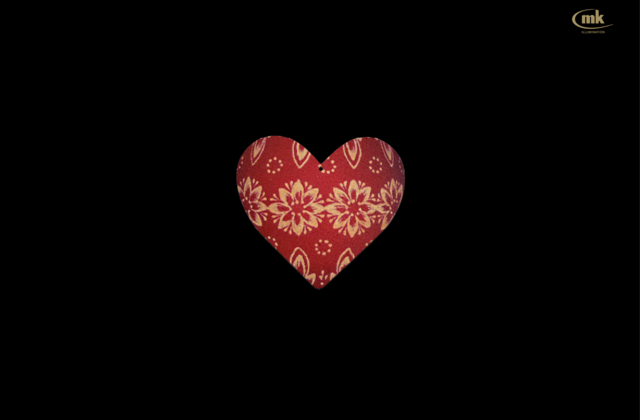 Classic oak Heart