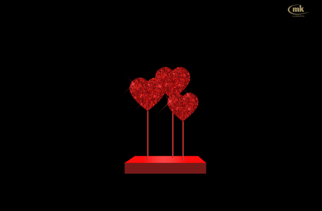 Standing Organic Hearts