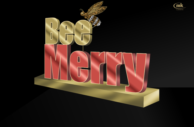 Bee Merry with Bee on Podium