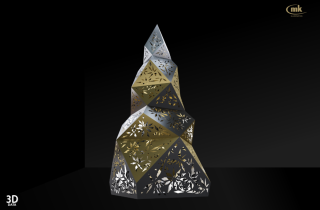 Laser Cut Pattern Tree