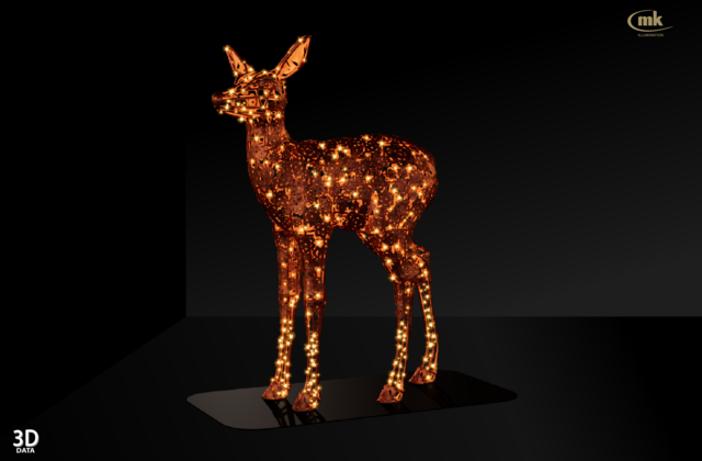 Floral Baby Deer