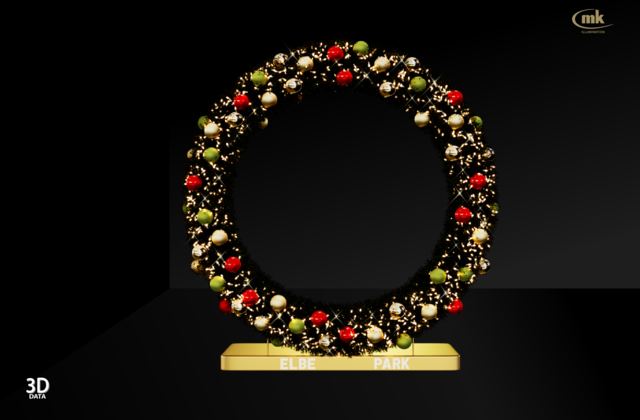 Garland Ring with Bubble Deco