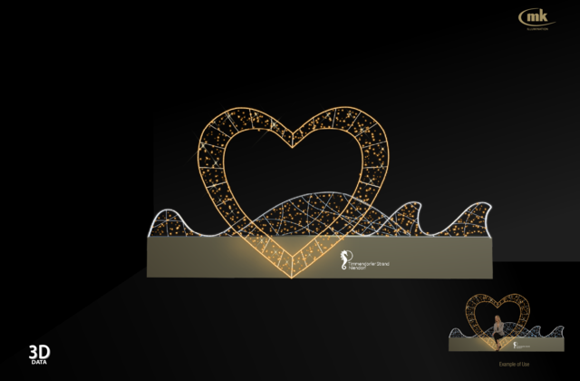 Heart with Sea of Light