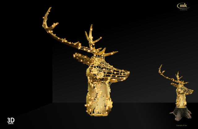 Head Leaf Stag